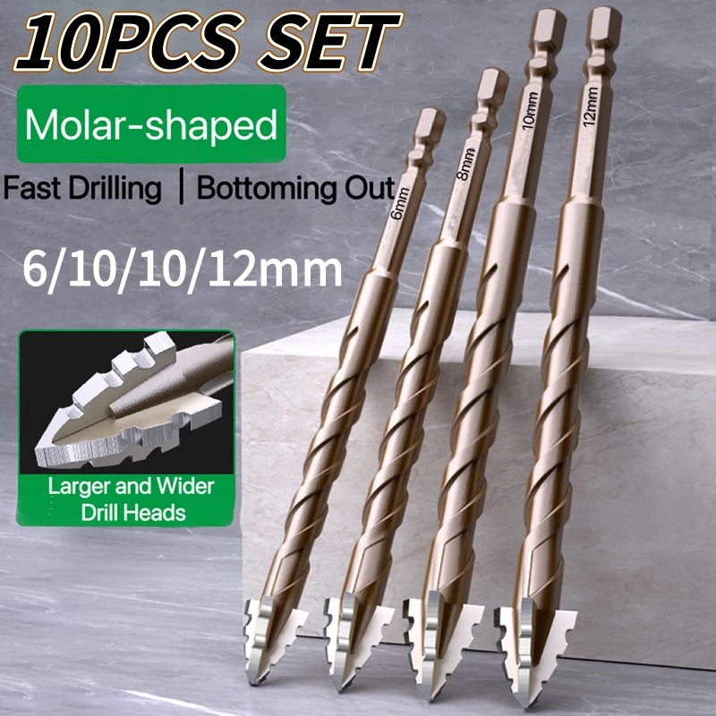 High-Strength Four-Edge Serrated Eccentric Drill Bit Se - View 1