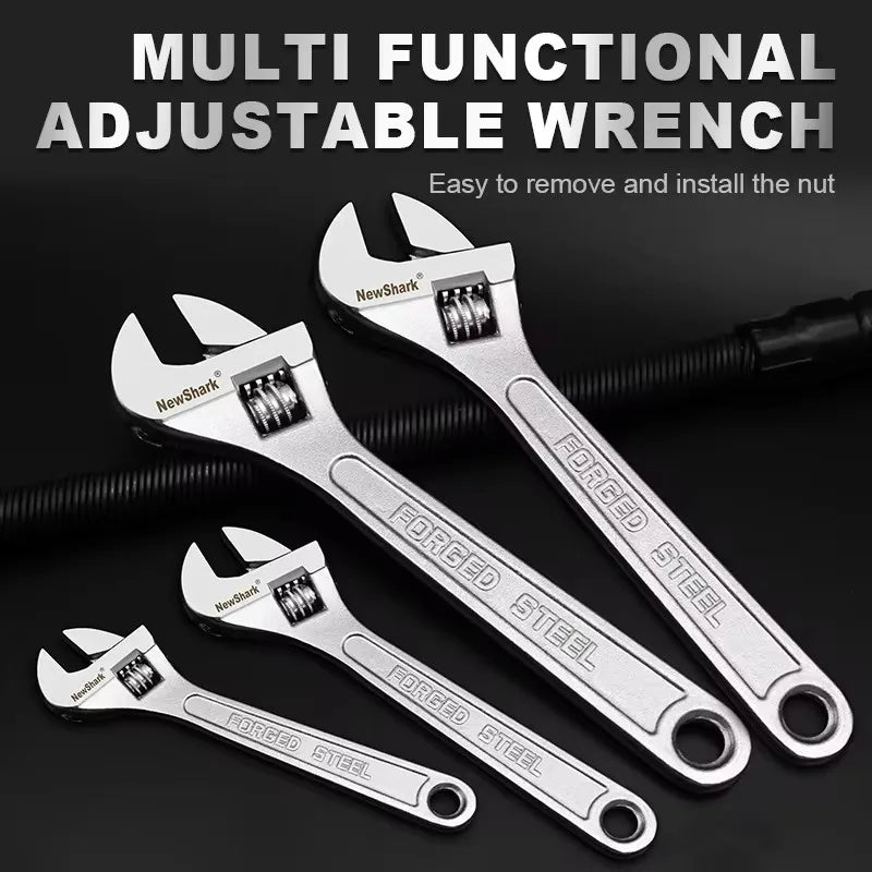 Adjustable Wrench Large Openin Long Handle Universal Spanner Clamp