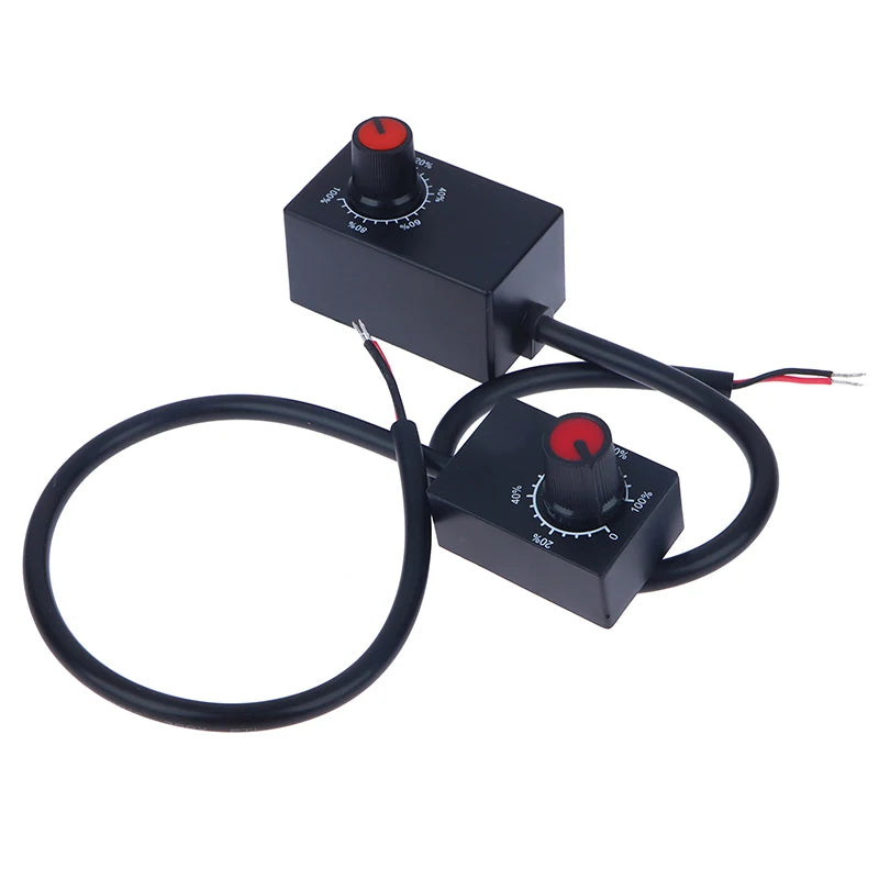 0-10V DC Knob Dimmer Potentiometer for LED Grow Lights & Drivers