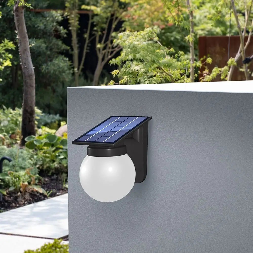 Auto on/Off Solar Wall Light Wall Mounted IP65 Waterproof Solar