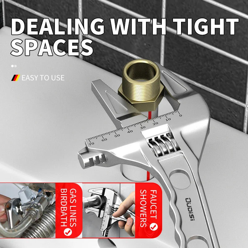 OUDISI multifunctional wrench manual tool bathroom wrench large