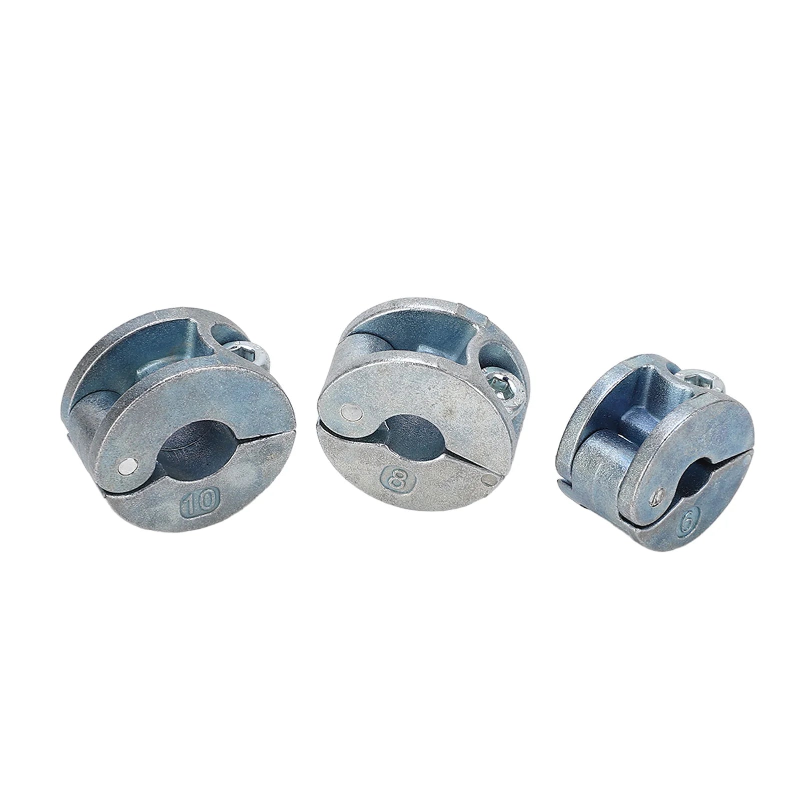 3PCS 6mm 8mm 10mm Drill Bit Stopper Collars Zinc Alloy Drilling Depth