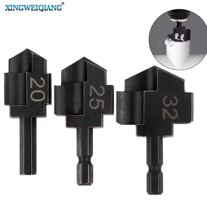 PPR lifting flat drill hexagonal 20/25/32 step drill for repairing