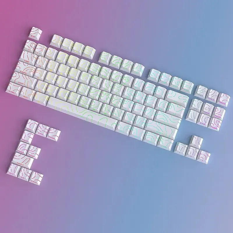 Contour 4.0 Side Engraved Keycap PBT Translucent 97 Key Gaming