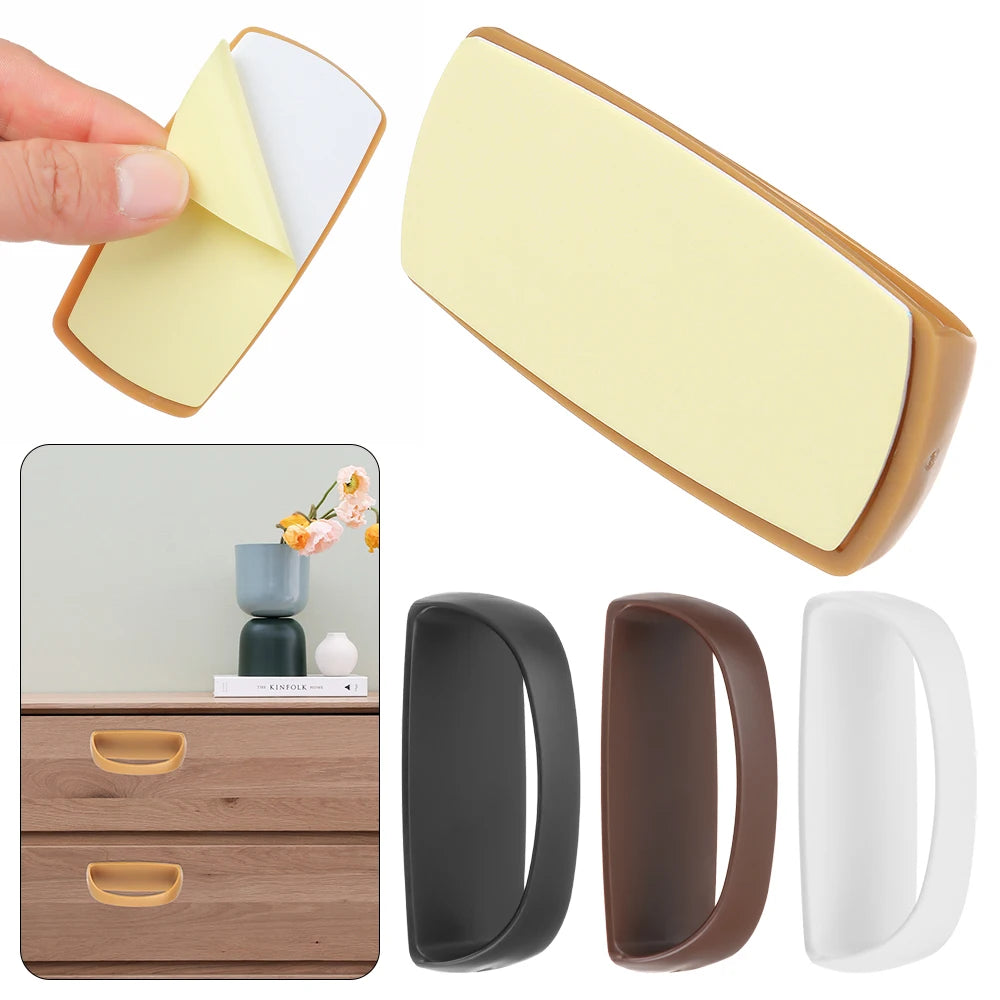 Punch-free High Elasticity Self Adhesive ABS Handle Door Knob Drawer