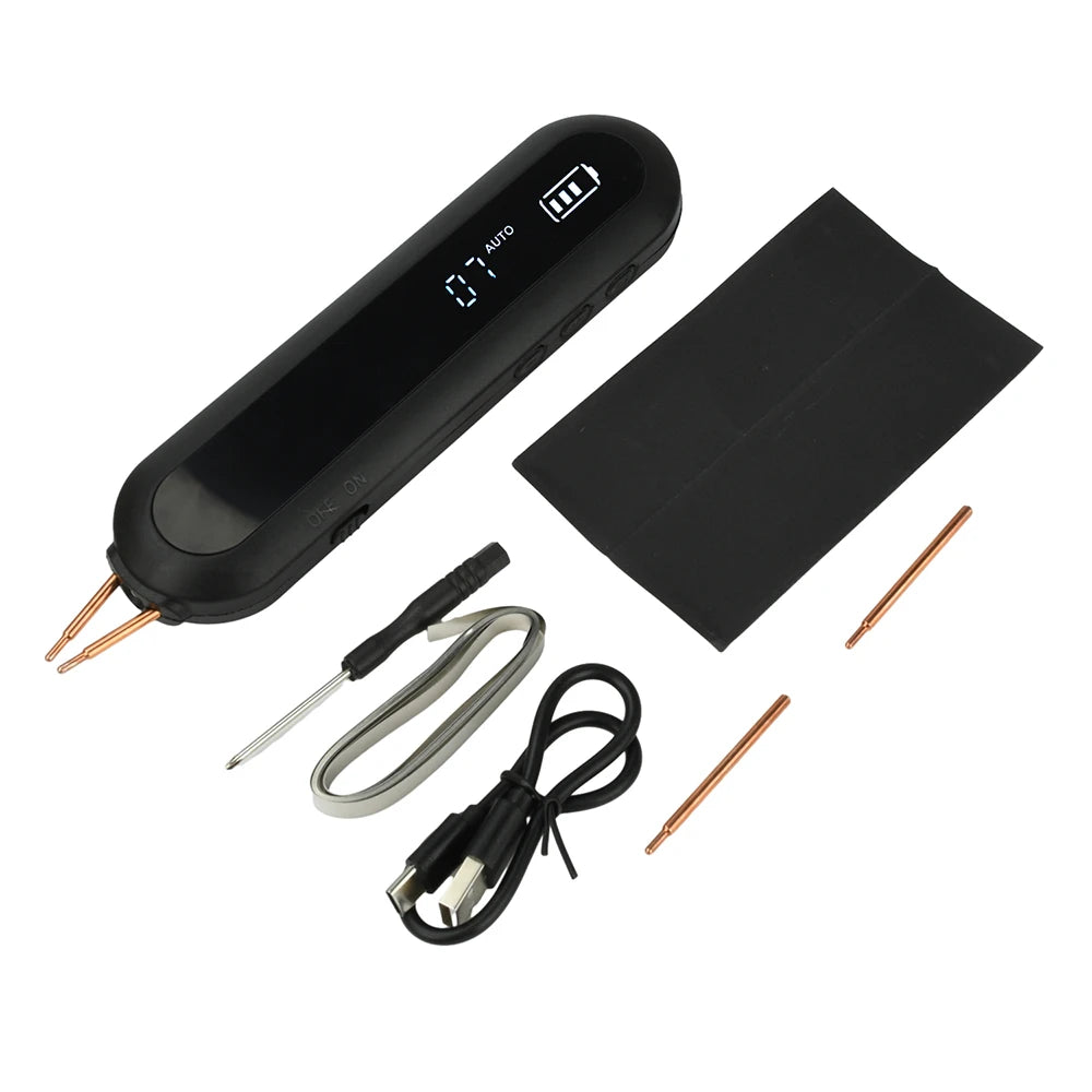 12 Gears Adjustable Handheld Spot Welder Mini Portable 9-Level LED