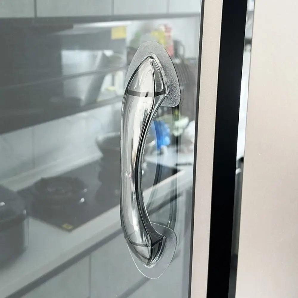 Self-adhesive Suction Cup Door Handle Non-slip Safe Grip No-punching