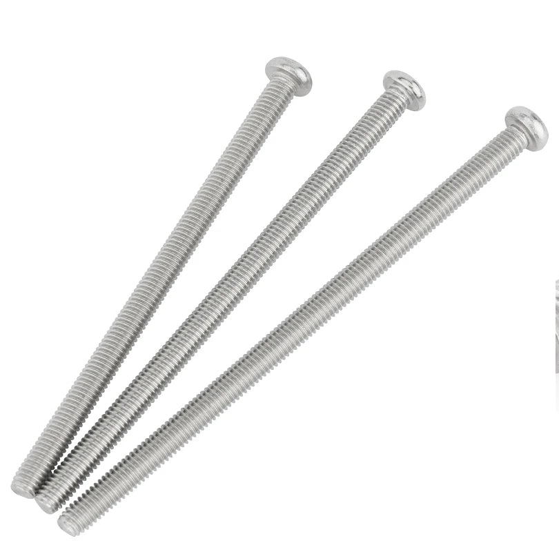 M4 Extended Screw Stainless Steel Round Head Extra Long Switch Box
