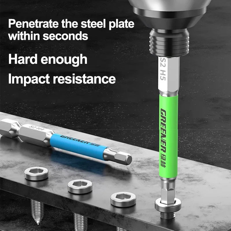 GREENERY Rainbow Hex Head Allen Wrench Screwdriver Bit Set S2