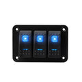 2 3 4 5 6 8 Gang Waterproof Marine Switch Panel 12V With 4.2A Dual