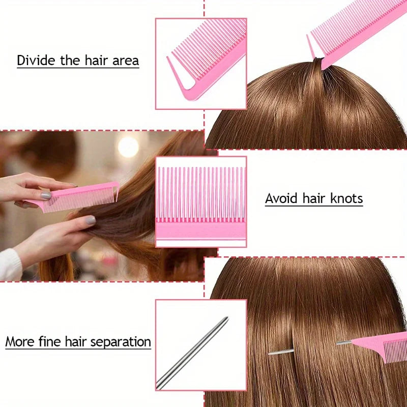 4/5pcs/Set Hair Loop Tool Set 2pcs French Braid Tool Loop 1pc Rat