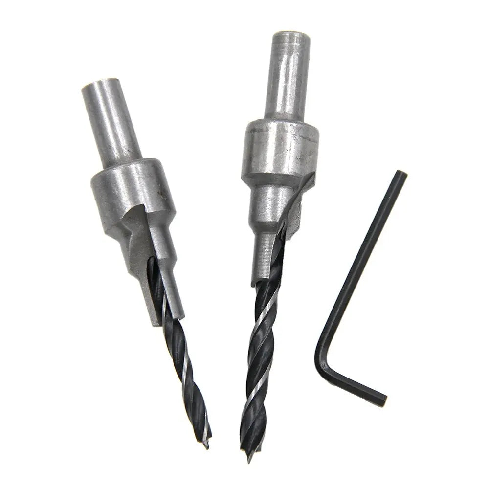 2-Piece Three-Step Wood Countersunk Drill Bit — Three-P - View 1