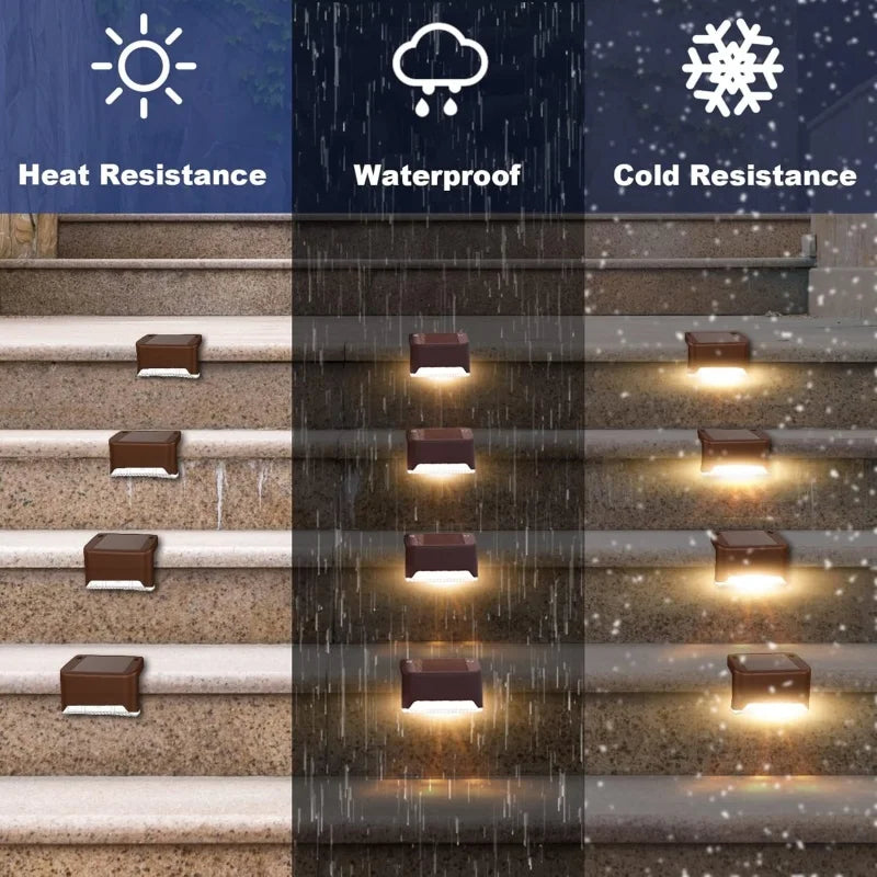 1-24PCS IP65 Waterproof Solar Garden Light Outdoor LED Solar Power