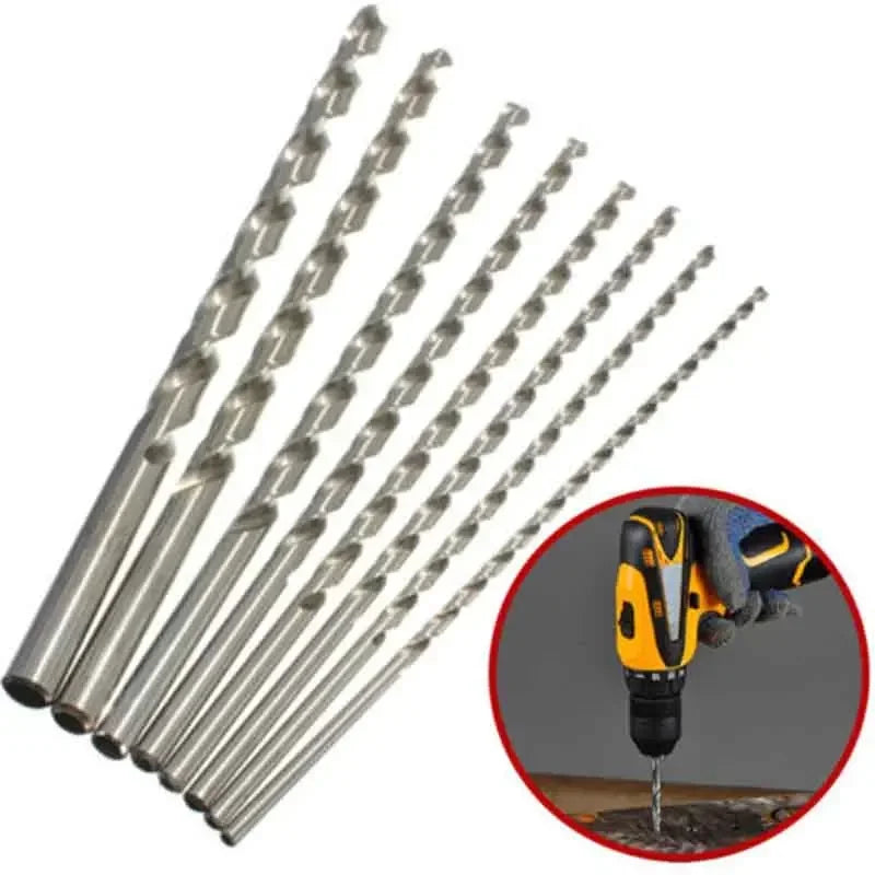 Extra Long 16-30cm Drill Bits For Metal Wood Working HSS Steel
