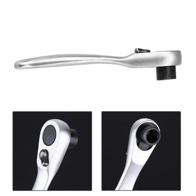 Mini treble 1/4 Ratchet Wrench Double Ended Quick Socket Ratchet