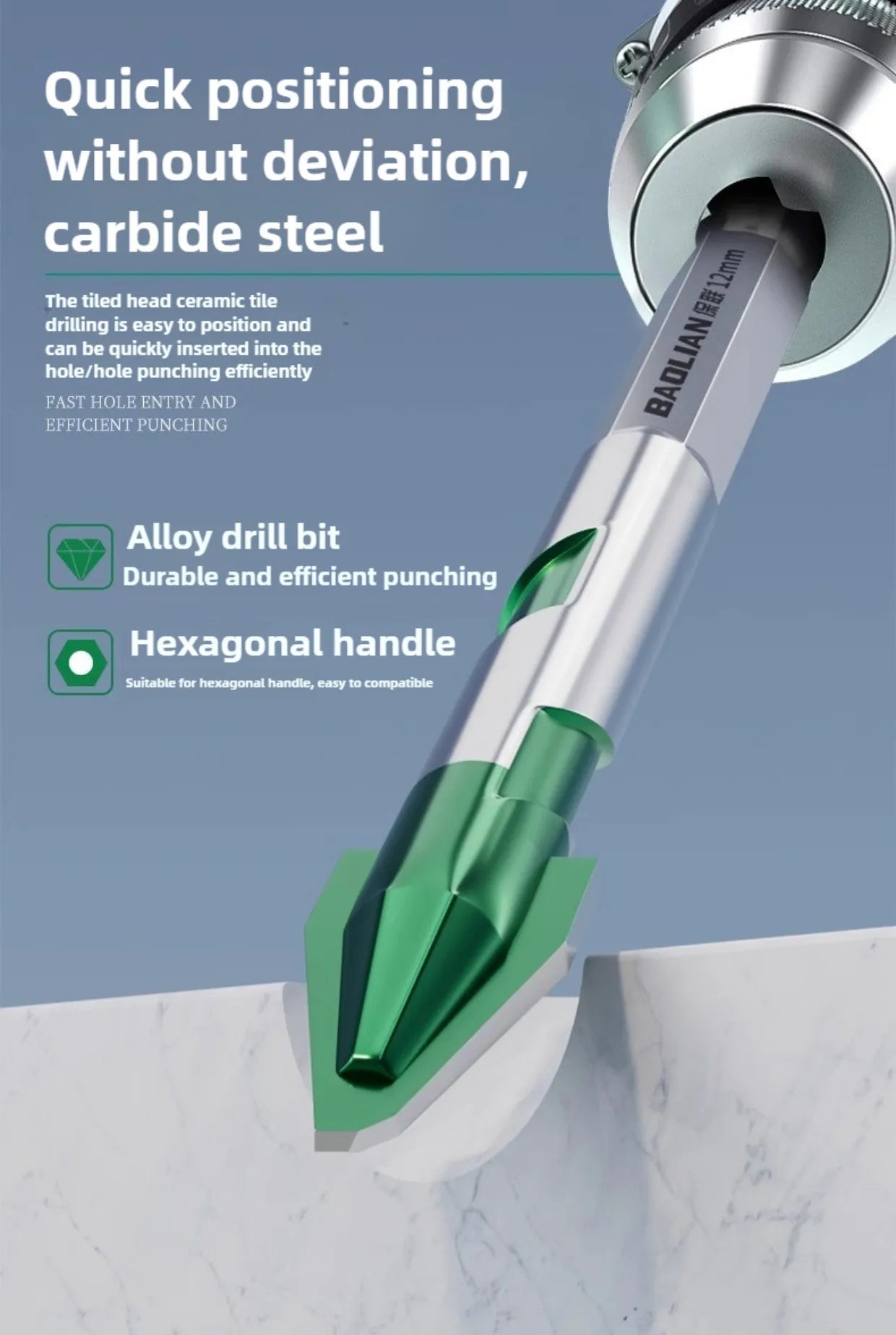 Eccentric Twist Drill Bit High-Strength Drill Bits Sets