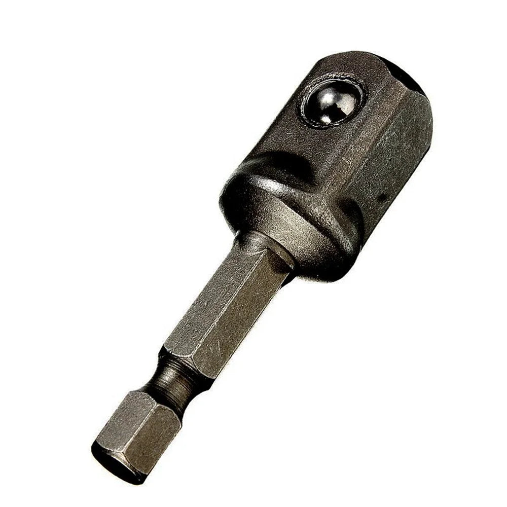 3Pcs Hex Socket Drill Adapter 1/4" 3/8" 1/2" Hex Shank Extension