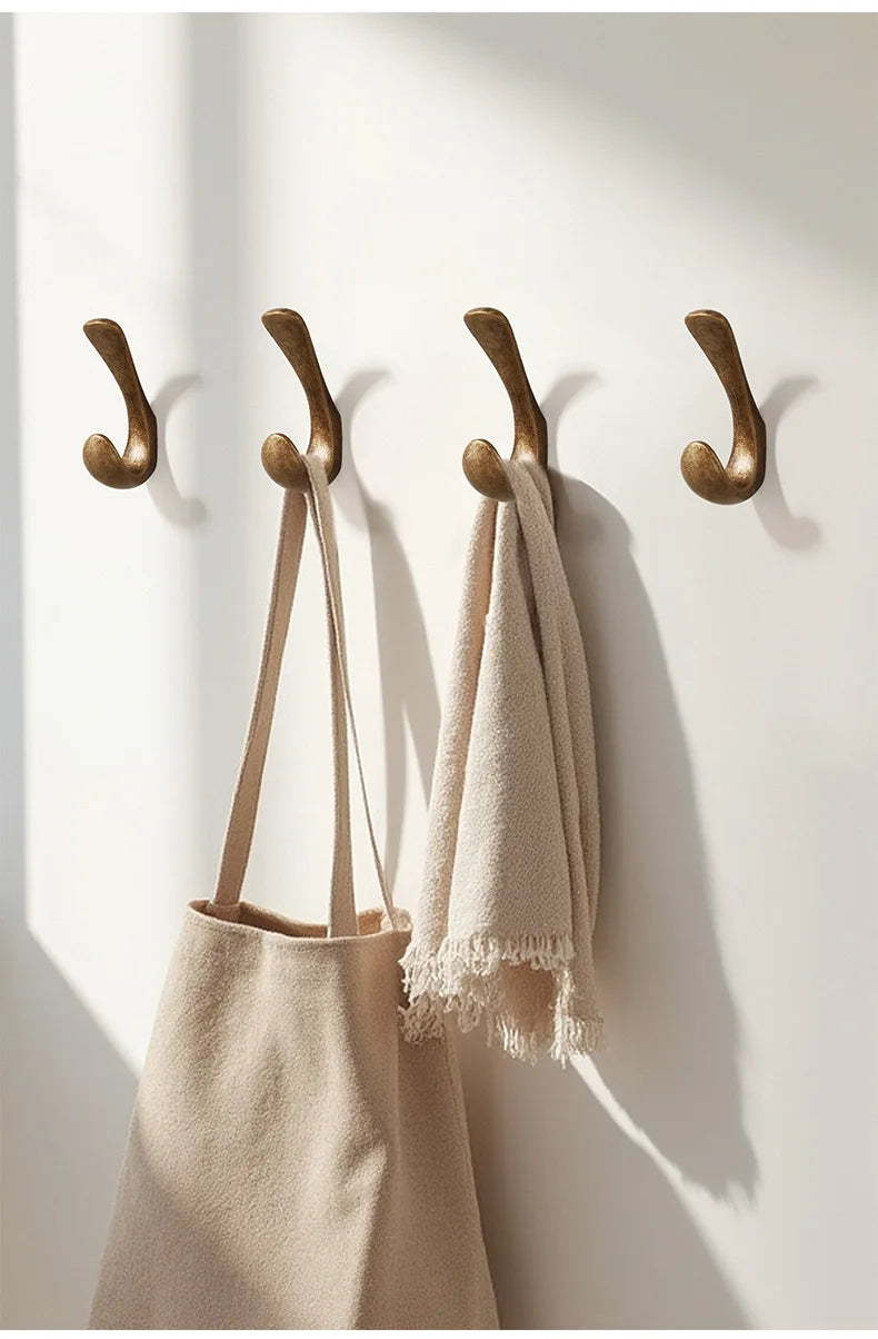 YUTOKO Hook Moon Antique Wall Hanging Clothes Hook Bedroom Robe Hook
