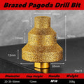 M10 Diamond Chamfer Router Bits Hole Saw Milling Tile Cutter Marble