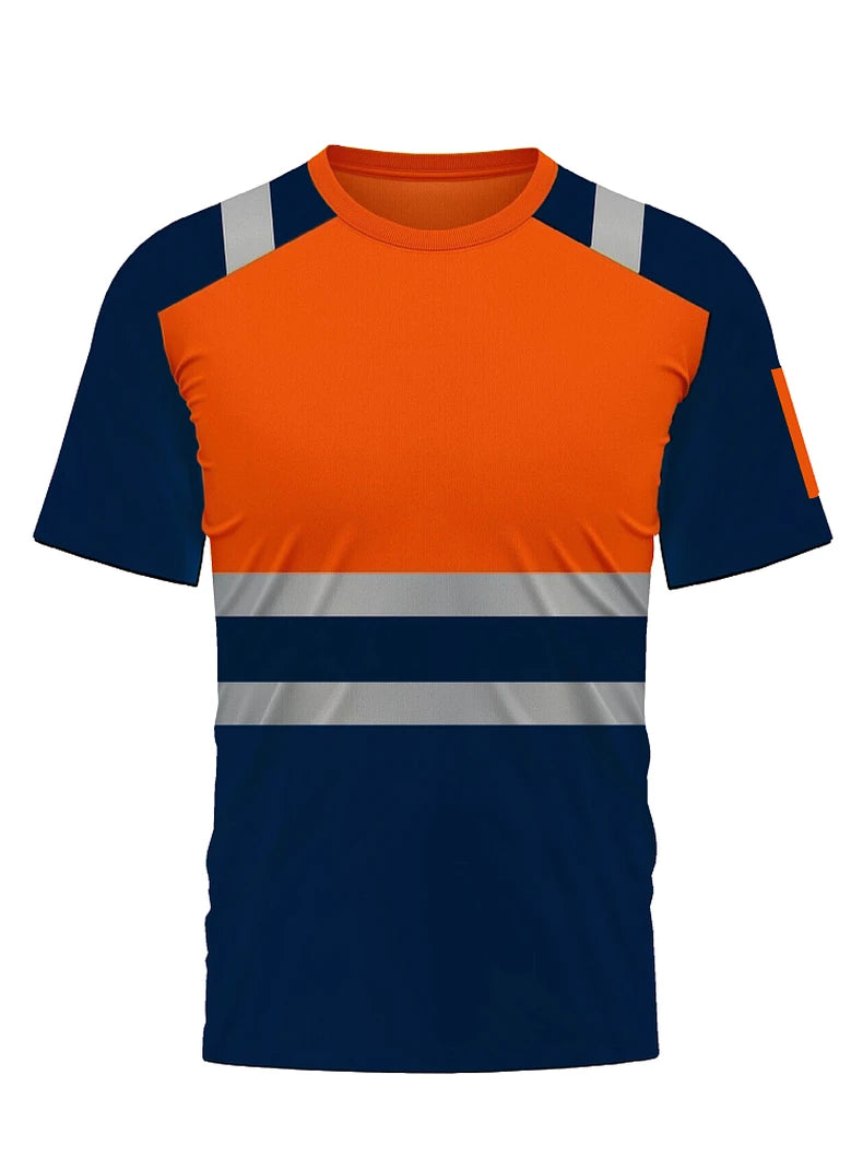 Men's Workwear Shirts Long Sleeve Hi Vis Shirts Workwear Hi Vis Work