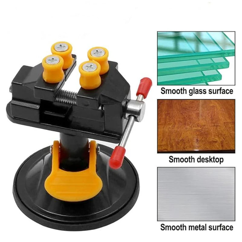 Jewelry Vice Vise Stand Rotatable Drill Press Universal Mini Table