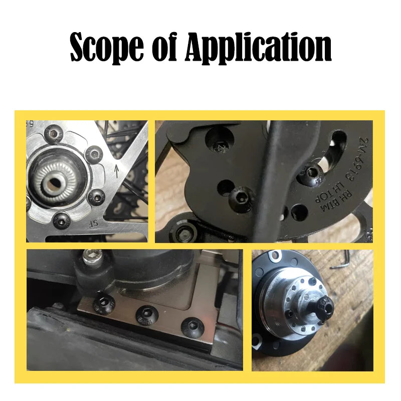 2510p Round Hex Cap Screw kit M2 M2.5 M3 M4 M5 M6 Black 10.9 Grade