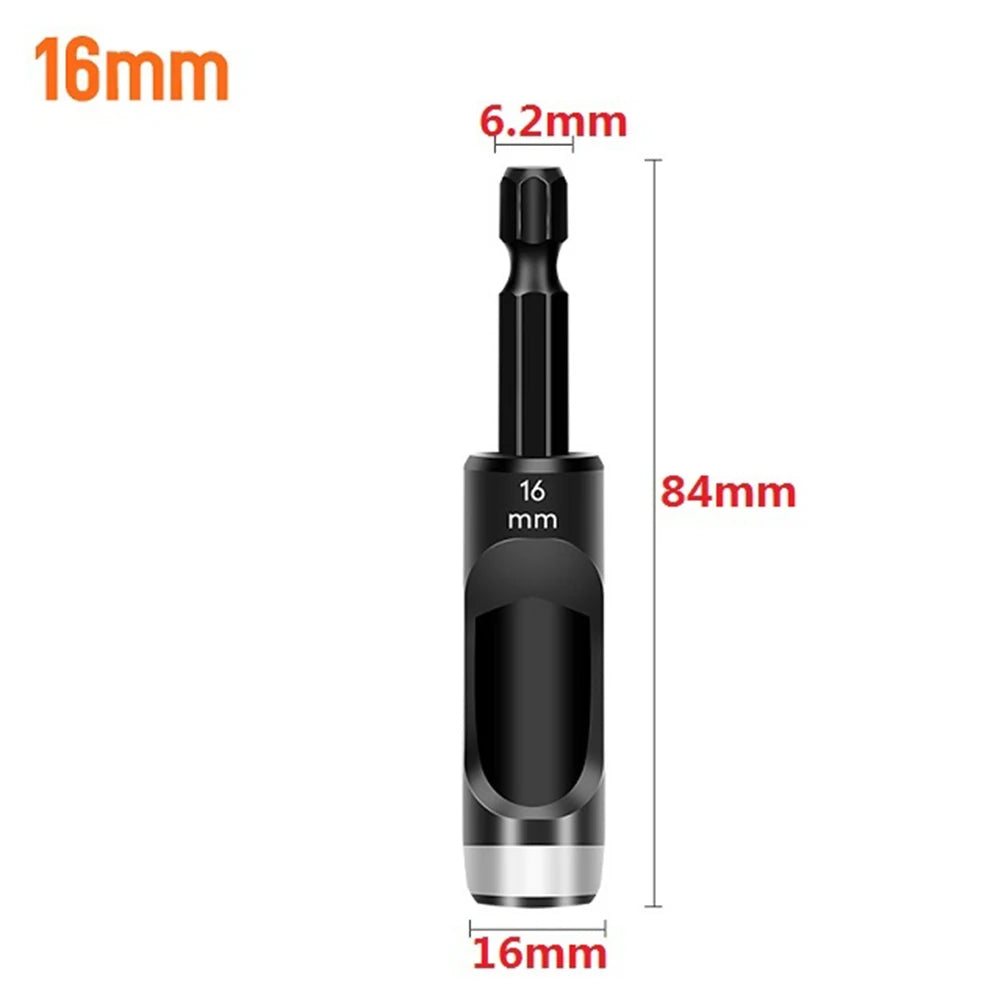 1/5pcs Leather Craft Hollow Hole Punches Hex Shank Adapter Hollow