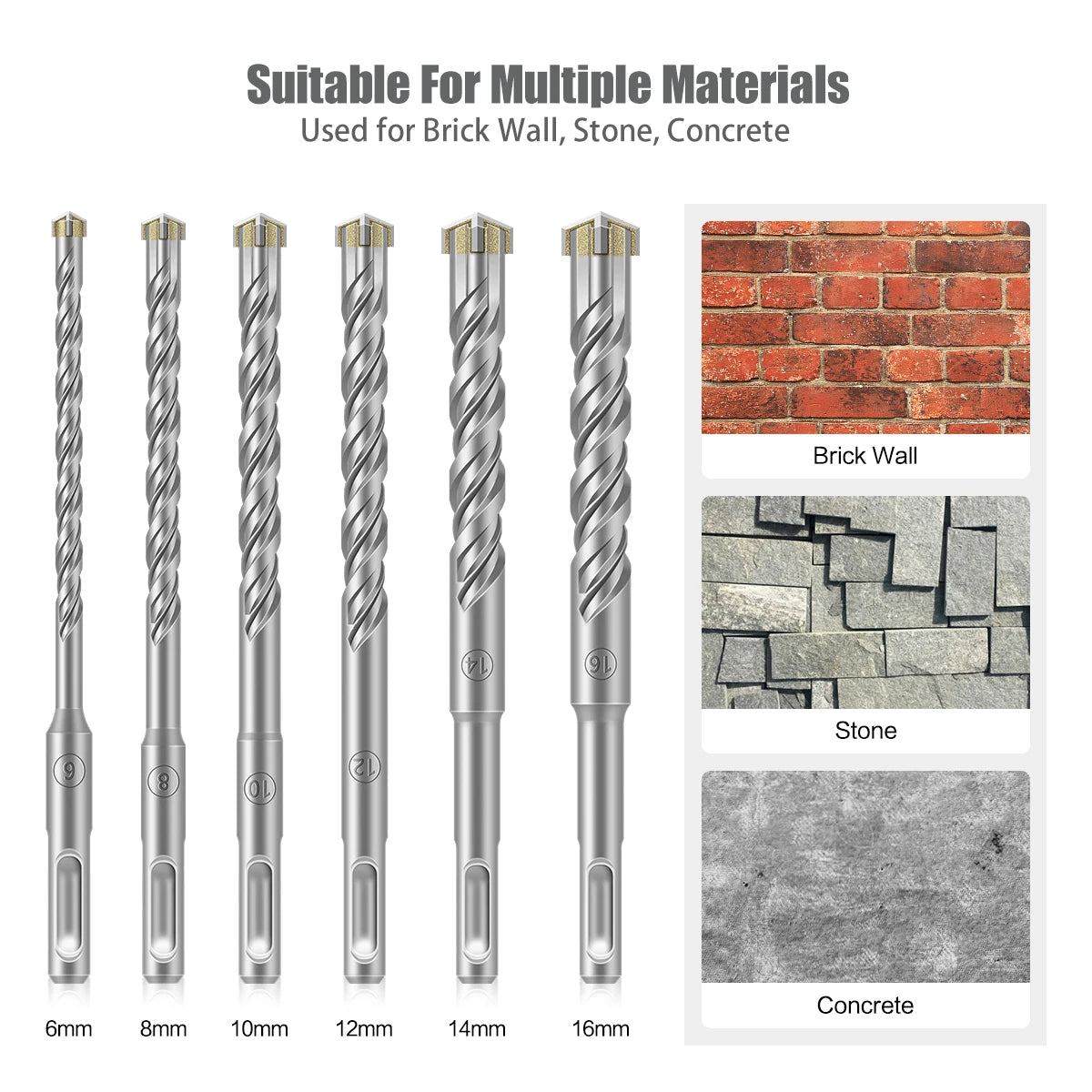 Drill Bits Tungsten Carbide Twist Bit Hole Opener For Concrete