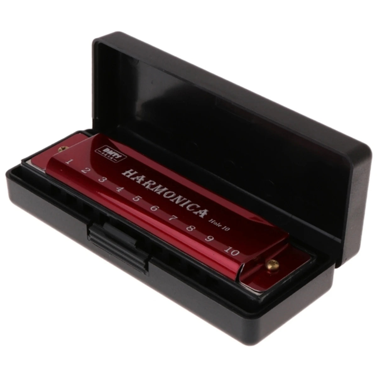 Harmonica Key of C 10 Hole Diatonic Harmonica C with Case for