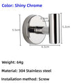 Adhesive/Screw Wall Hooks Key Coat Robe Hanger Kitchen Hardware Rack