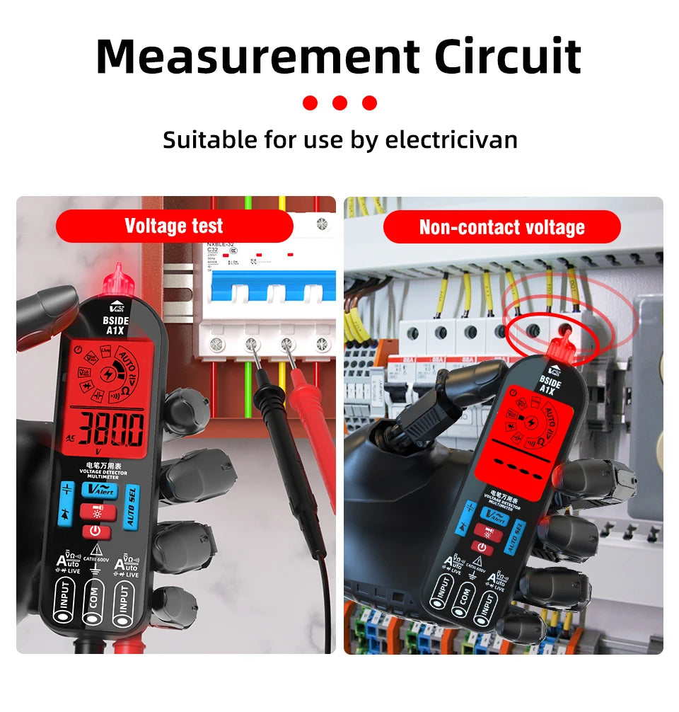 BSIDE NEW Voltage Tester Pen Multimeter Electronic USB Tester