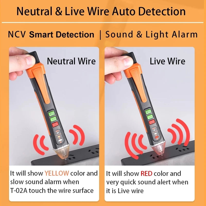 T02A Smart Voltage Detector Non-Contact Test Pencil Voltage Detector