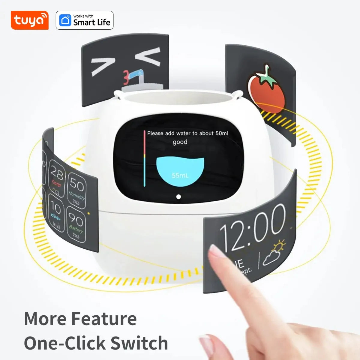 Tuya Ivy Smart Planter Gen1 – AI Sensors & 49+ Expressions
