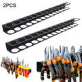 Screwdriver Organizer Tool Wall-mounted 14-hole Hardware Tool Storage