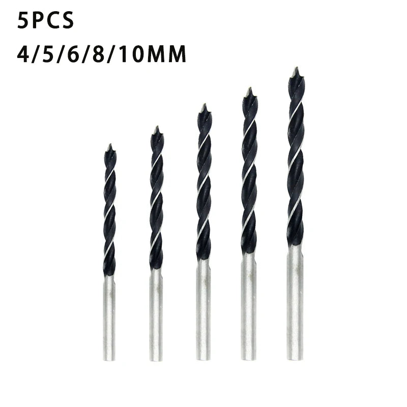 3/5pcs 3 4 5 6 7 8 10mm Quick Change Metal Tools 1/4" Hex Shank Wood