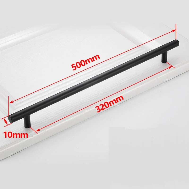 Diameter 10mm Stainless Steel Kitchen Door Cabinet T Bar Handle Pul