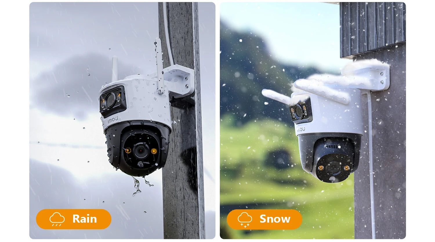 IMOU Dual Lens Outdoor Camera PT Camera Home Security IP Camera AI