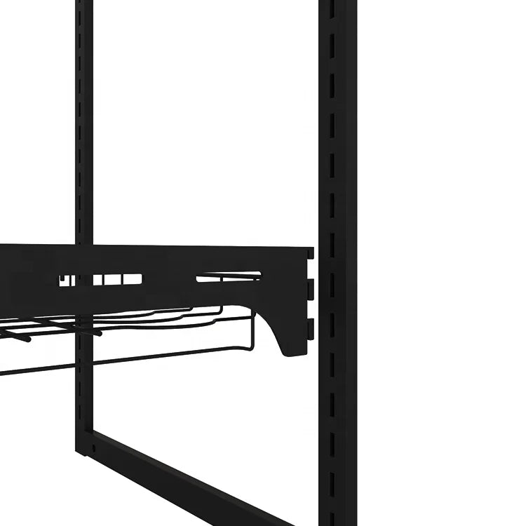 Wall-Mounted 3-Layer Stainless Steel Dish Drying Rack – Black