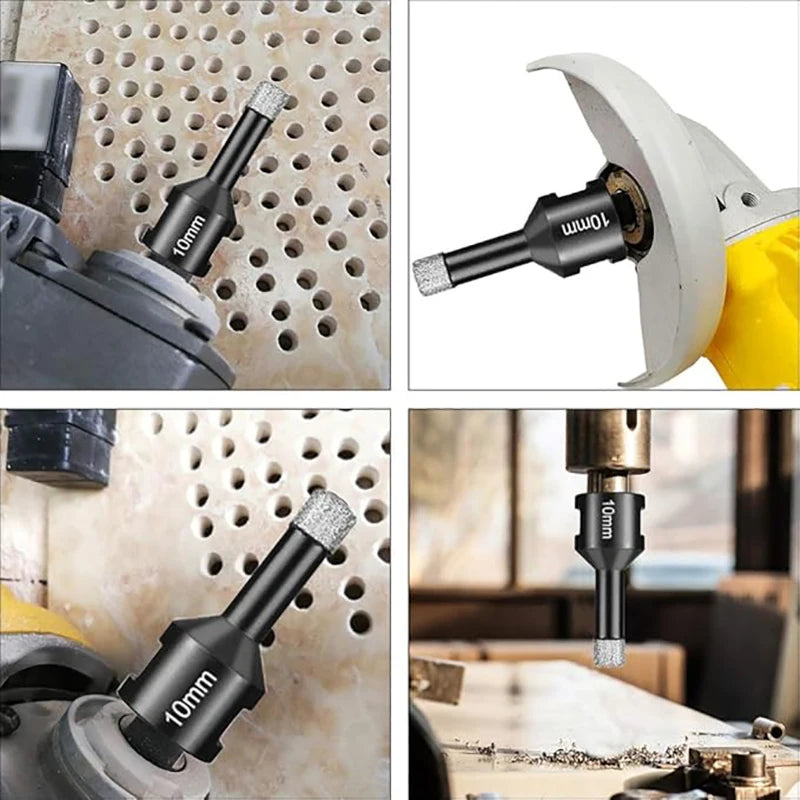 6/5/1pcs 6-16mm M14 Brazed Diamond Drill Bits Hole Saw Opener Cutter