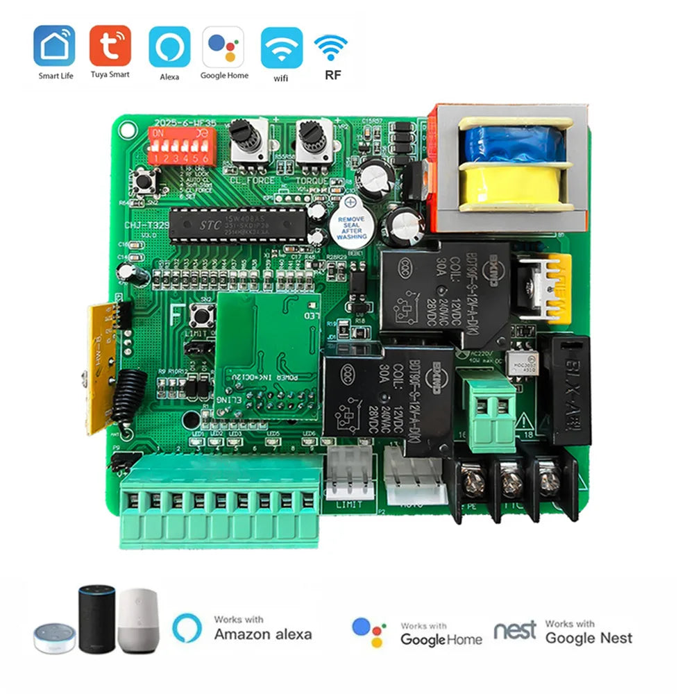 220V-230V AC Tuya Wifi mobile Control Sliding Gate Opener Motor