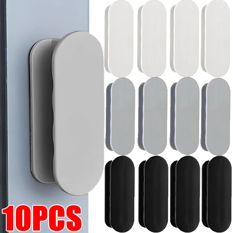 10/2Pcs Punch-free Door Handle Kitchen Cabinet Pulls Self-adhesive ...