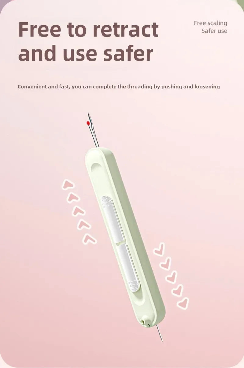 2 In 1 Needle Threader and Seam Ripper Tool Multifunctional Sewing