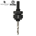 Krachtige Hex Shank Steel Hole Saw Arbor with Drill Bit for 32-210mm