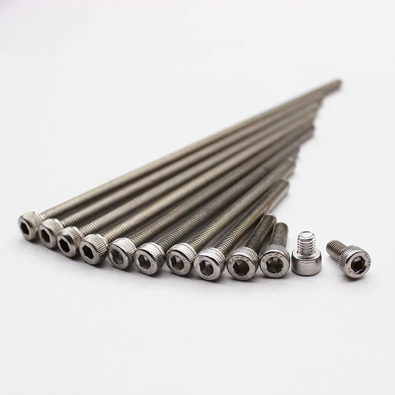 M3 M4 M5 M6 M8 Socket Cap Screws Stainless Steel Hex Allen Key Bolts