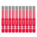 10-Pack 6mm Brazed Dry Diamond Tile Drill Bit — Hex Shank for Ceram...
