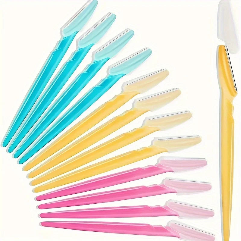 3/5/6/12/24Pcs Multifunction Eyebrow Razor Kit - Precise Trimming