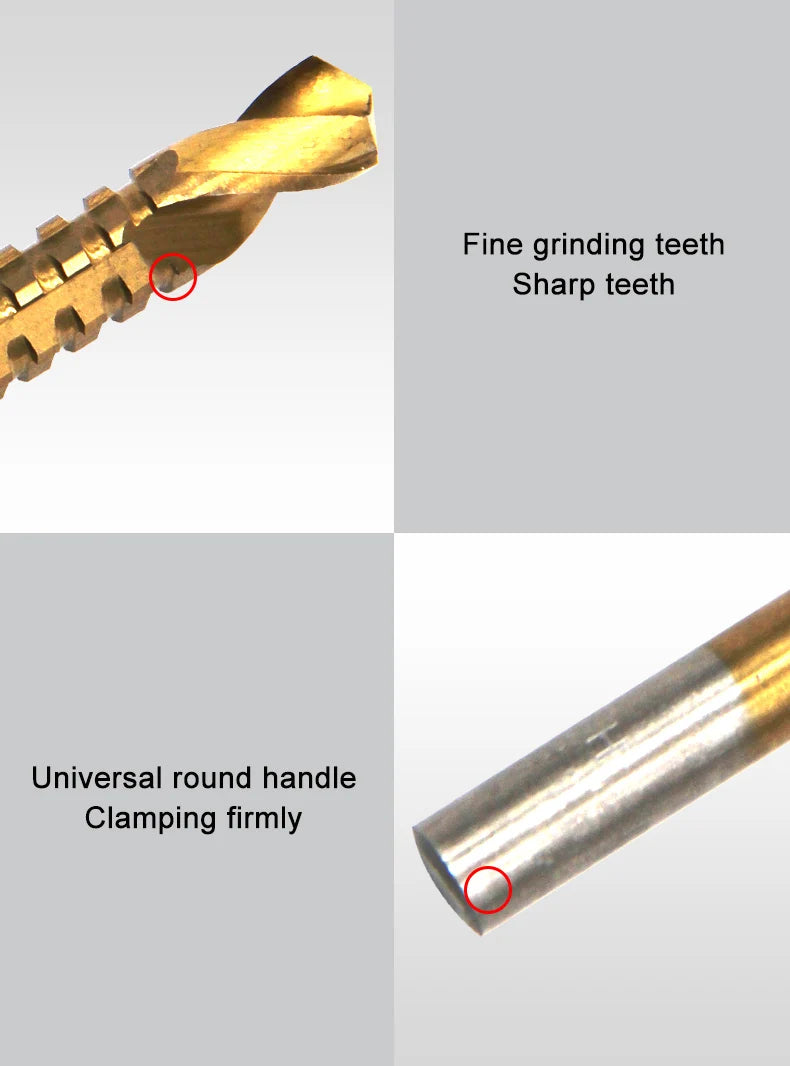 HSS Drill Woodwork Hand Electric Drill Drilling Bit Serrated Twist