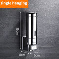 Stainless Steel Soap Dispenser Wall Mounted Kitchen Accessories