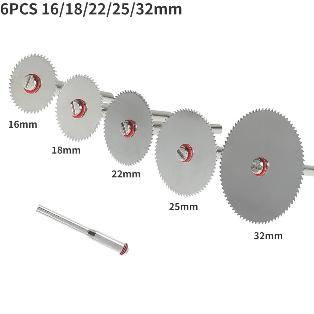 Mini Circular Saw Blade & Grinding Disc Set – 6 to 32 Pieces for Rotary Tools