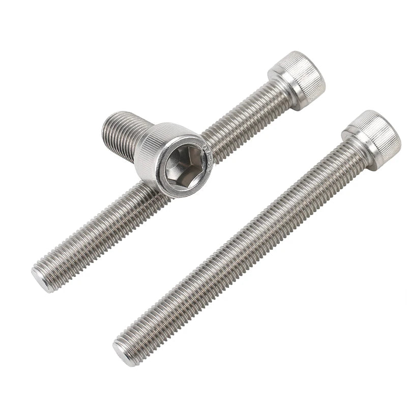Super Long M4 Hex Socket Fasteners, 304 Stainless Steel Extra Long